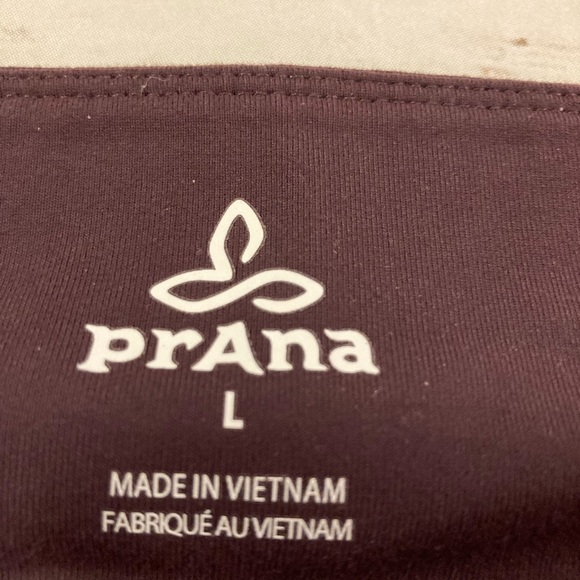 Prana Plum Purple Leggings Large - Picture 2 of 9